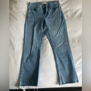 Everlane High Rise Kick Crop Jean